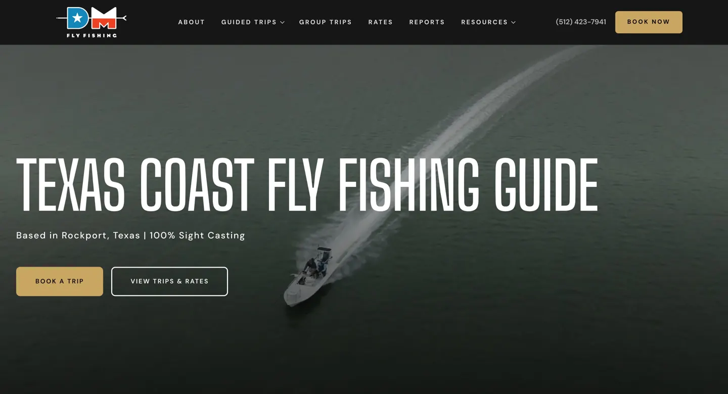 DM Fly Fishing homepage